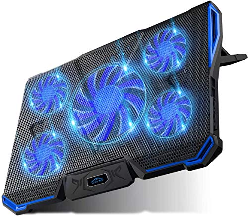 Carantee Laptop Cooling Pad Noiseless Notebook Cooler Pad Stands Adjustable Laptop Cooler USB Powered