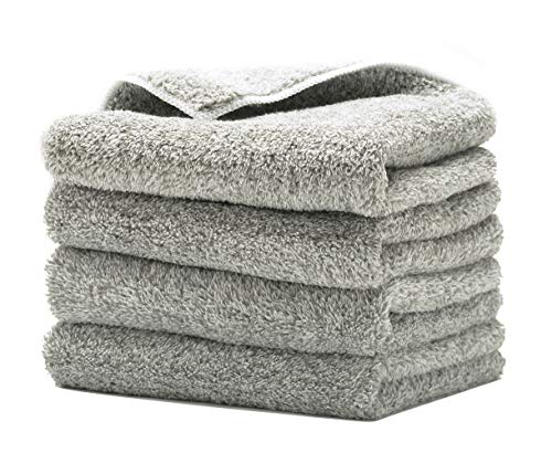 Happy Road Microfiber Towels for Cars, Super Soft Microfiber Cleaning Cloth, Premium Professional Microfiber Towels Lint Free, Microfiber Drying Towel for Car Interior Exterior/Home Use, Pack of 4