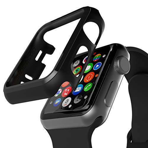 CQTECH Compatible Apple Watch case 42mm Series 3/2, Ultra-Thin Anti-Scratch and Shockproof Hard iWatch Bumper Cover for Apple Watch Protector 42mm