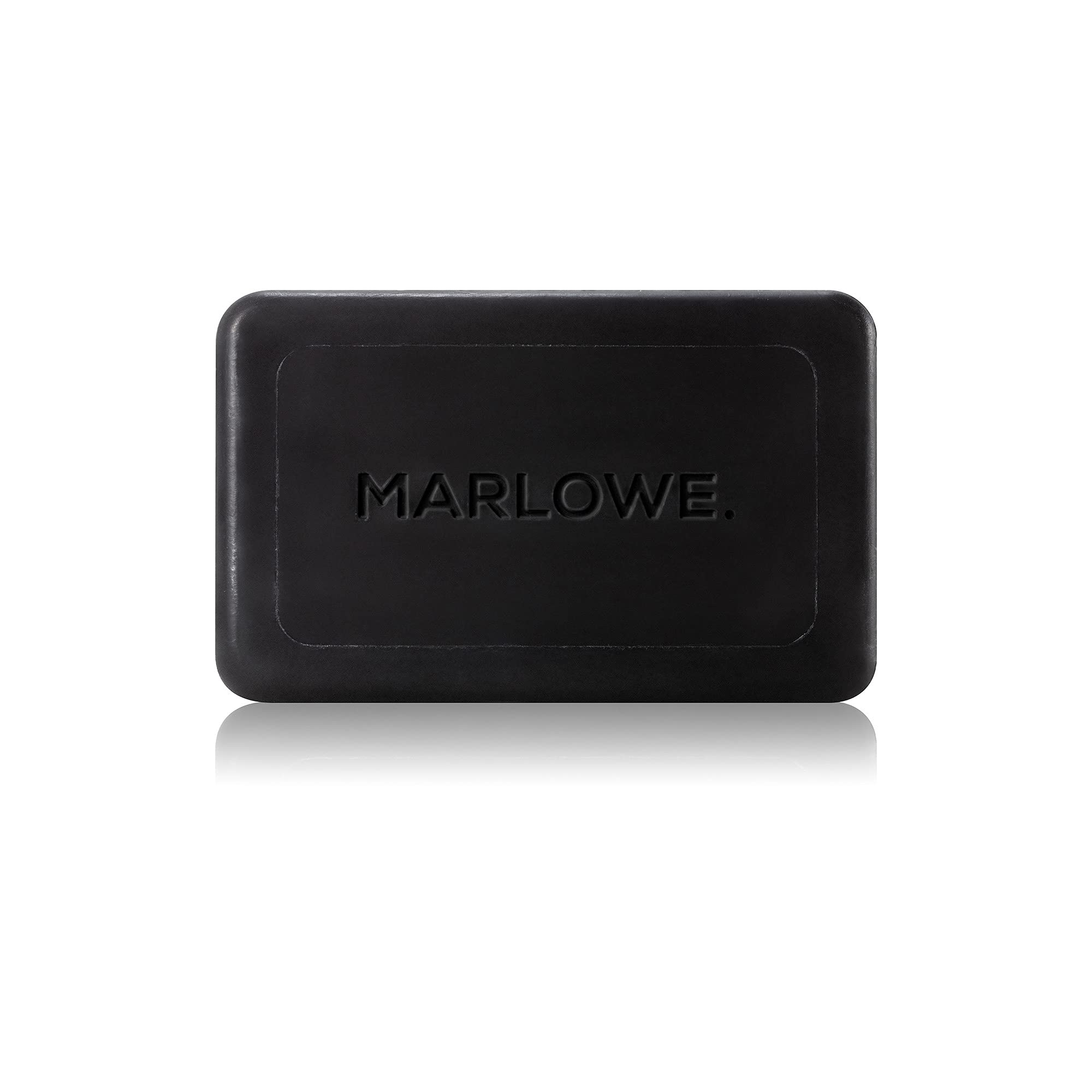 Book Cover MARLOWE. Charcoal Face & Body Soap Bar No. 106 (7oz) | Best Cleansing & Detoxifying Bar for Men | Includes Natural Extracts, Shea Butter & Willow Bark | Amazing Scent 7 Ounce (Pack of 1)