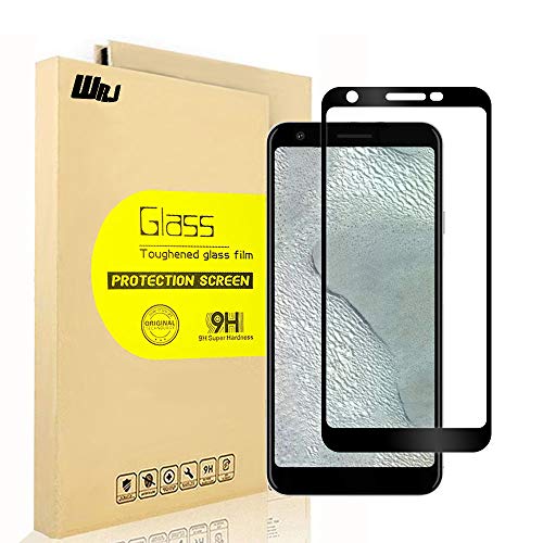 Book Cover [2-Pack] WRJ Screen Protector for Google Pixel 3a XL Tempered Glass, [Full Cover][Bubble Free][Anti-Fingerprints] Screen Cover for Pixel 3a XL /Pixel 3 lite XL,6.0'' (Black)
