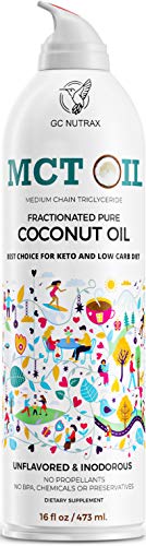 MCT Coconut Oil Spray (16oz)-US Product-Intake Control Spray -Perfect for Keto Diet | Immune Support l Vegan Friendly | Great in Hot-Cold Drinks & Salads by GC Nutrax