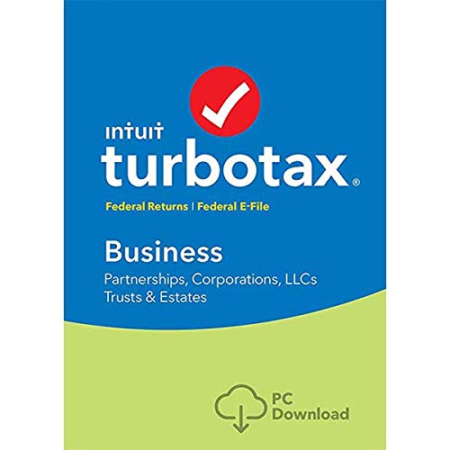 Book Cover lntuit TURB0TAX Business 2018 Tax Software Fed efile Trust, C & S Corp |DownIoad Only for WIN Computers| READ DESCRIPTION