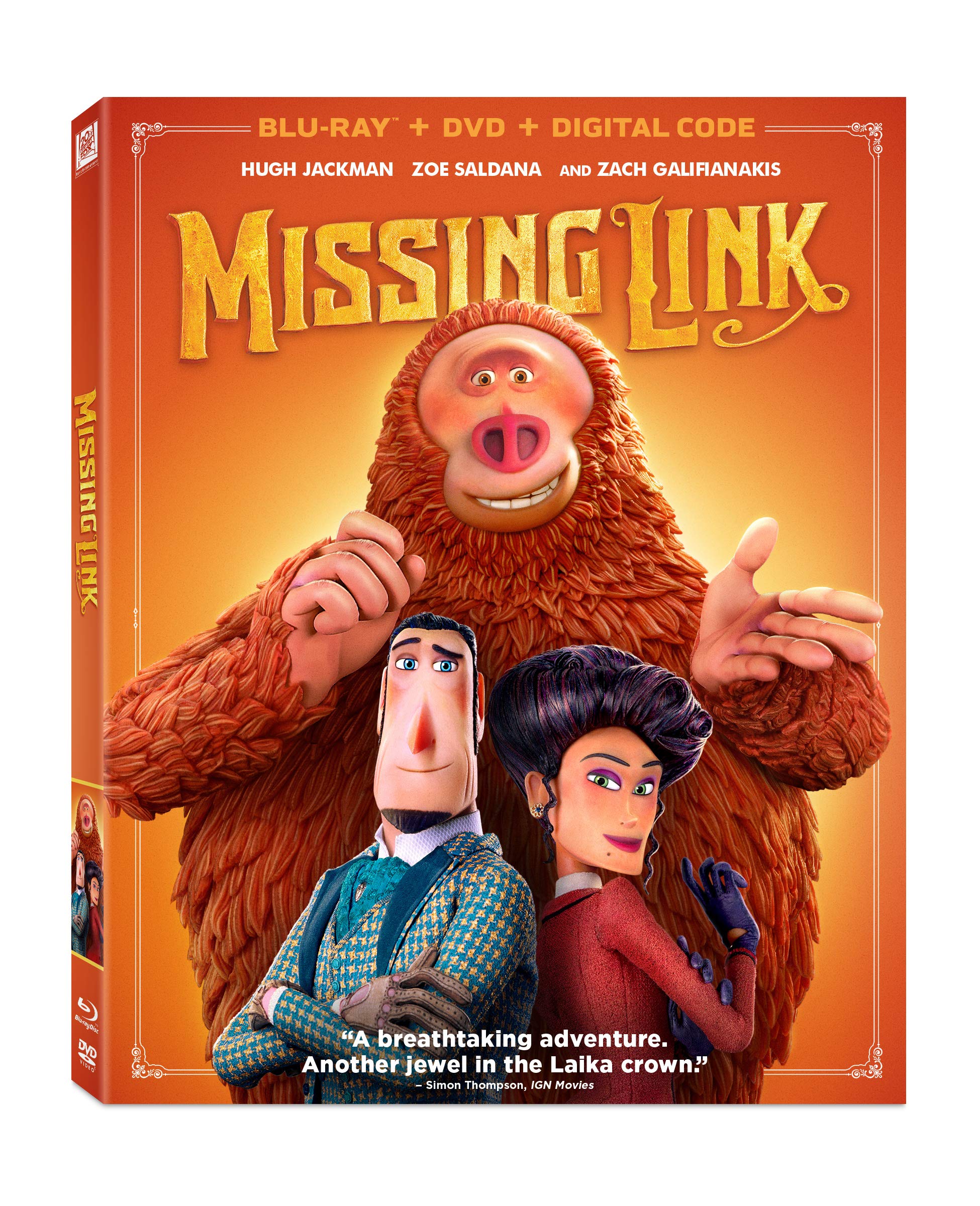 Book Cover Missing Link Blu-ray