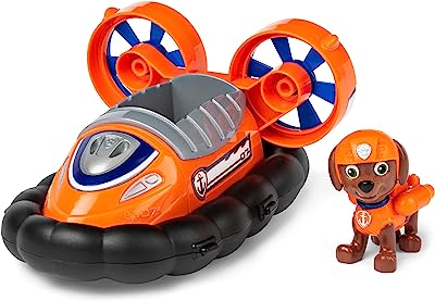 Book Cover PAW Patrol, Zumaâ€™s Hovercraft Vehicle with Collectible Figure, for Kids Aged 3 and Up
