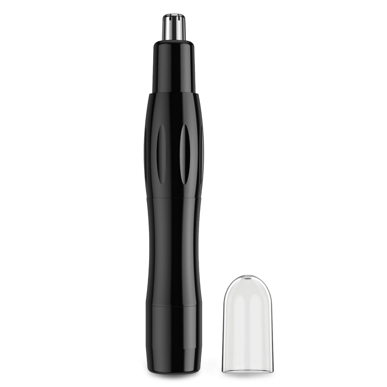 Nose Hair Trimmer, CNAIER Electric Nose and Ear Hair Trimmers Clippers Removal Wet/Dry Mute Motor Double-Edge Waterproof Stainless Steel Beard Facial Hair Shaver for Men & Women