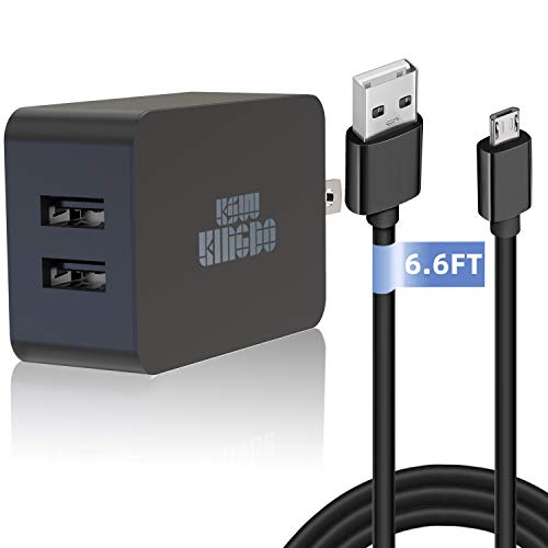 Book Cover Kindle Fire Fast Charger, 5V 2.4A 24W Charger for Amazon Kindle Fire HD, HDX 6