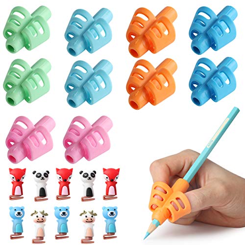 Mr. Pen- Pencil Grips for Kids Handwriting, Pencil Grips, Pack of 10, Pencil Grip, Kids Pencils Grip, School Supplies, Grip Pencils for Kids, School Supplies for Kids, Pencil Holder for Kids, Pen Grip