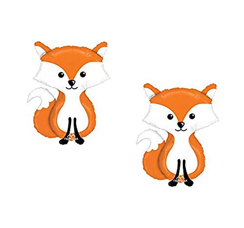 Besttt-Seller 36" Woodland Fox Balloon foil Balloons -2 pcs