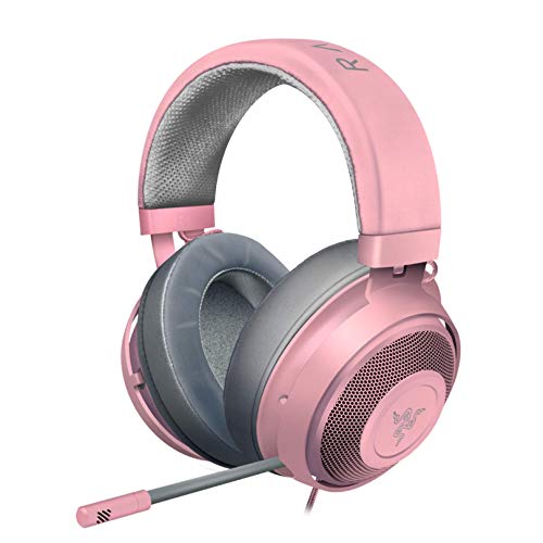 Book Cover Razer Kraken Gaming Headset 2019: Lightweight Aluminum Frame - Retractable Noise Cancelling Mic - For PC, Xbox, PS4, Nintendo Switch - Quartz Pink