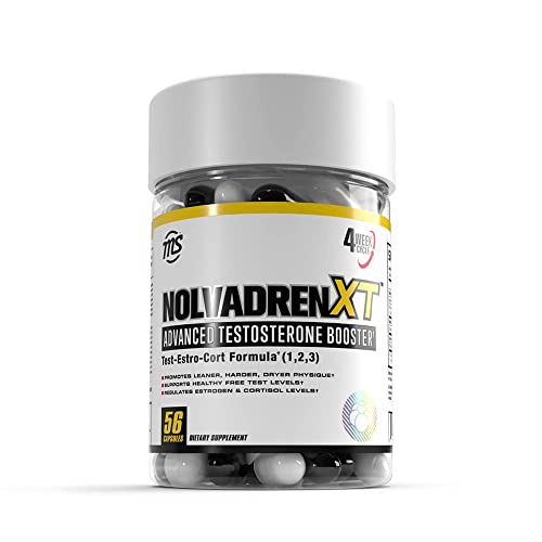 Man Sports Nolvadren XT Advanced Testosterone Booster for Men - Muscle Builder Supplements for Men - Naturally Supports Free Testosterone Levels - 56 Capsules