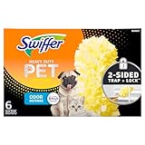 Swiffer 360 Dusters Heavy Duty Pet Refills, Febreze Odor Defense, 6 Count