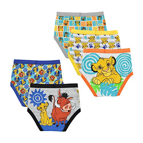 Disney Little Lion King 5 Pack Boys Brief, Lionmulti, 4