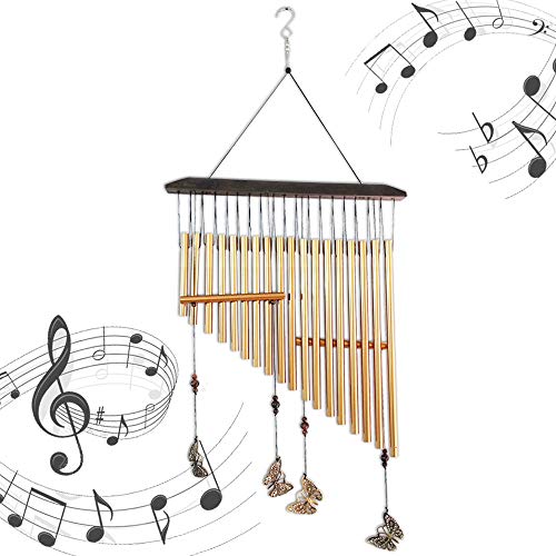 Angela&Alex Wind Chimes Outdoors, Butterfly Wind Chimes