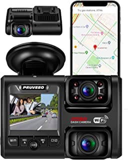 Book Cover 2021 Upgrade 4K 2160P Front and Cabin 1080P+1080P Dual FHD Dash Cam Built in WiFi for Cars Taxi, 24H Parking Monitor, Infrared Night Vision, G-Sensor, 2.0