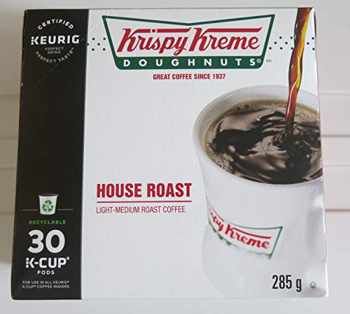 Book Cover Krispy Kreme Doughnuts Smooth/House Roast, (Light - Medium Roast) Single Serve K-Cup Pod, 60- Count, Packaging May Vary