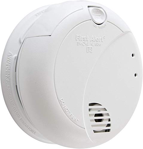 First Alert BRK 7010B Hardwire Smoke Alarm with Photoelectric Sensor and Battery Backup, 2 Pack