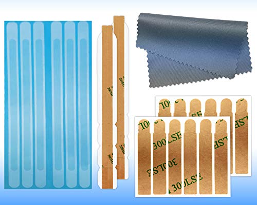 VINTEZ Privacy Screen Adhesive Tabs and Strips for Computer Monitors and Laptops - Replacement kit
