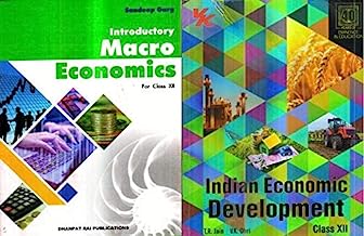 COMBO OFFER PACK OF TWO BOOKS SANDEEP GARG MACROECONOMICS+V.K OHRI,TR JAIN INDIAN ECONOMIC DEVELOPMENT CLASS XII CBSE BOARD 2019-20 EXAM