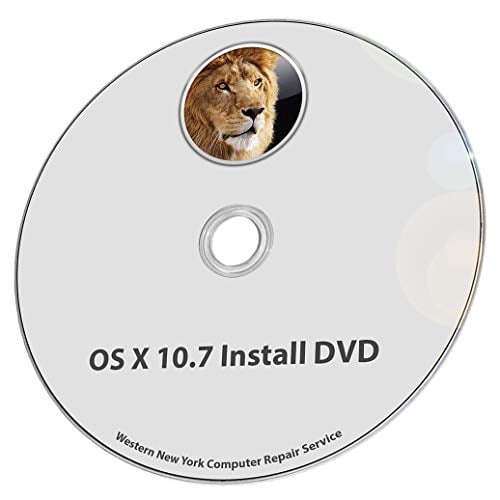 Book Cover Mac OS X 10.7 Lion Full OS Install - Reinstall/Recovery Upgrade Downgrade/Repair Utility Core 2 Duo Factory Reset Disk Drive Disc CD DVD Restore Tool Disk