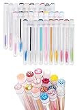 Disposable Mascara Brushes Diamond Eyelash Spoolies Makeup Brush Mascara Wand in Sanitary Tube Lash Supplies. ¡­ (50 Pcs, Mix)