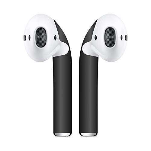 XY Skins Minimal and Stylish Protective Cover Wraps to Customize Apple AirPods, Easy Installation â€“ Compatible with Apple Airpods (Matte Black)