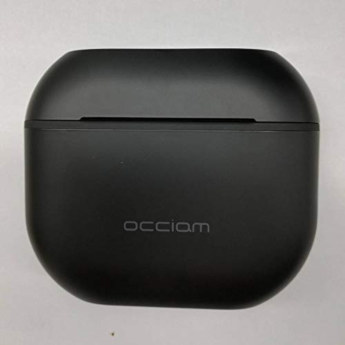 Bluetooth Headphones 5.0, Occiam Touch Control True Wireless Earbuds 72H Playtime Binaural in-Ear IPX7 Sweatproof Sport Headsets with Built-in Mic Stereo Sound & 2200mAh Charging Case (BIack)
