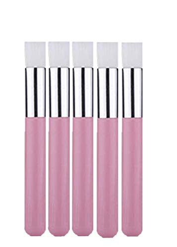 10 Pcs Pink Nose Deep Cleaning Brush Eyelash Extension Cleaning Brush Eyelash Cleanser BrushBlackhead Remover Nose Cleaning Brushes Facial Cleansing Brushes