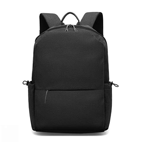 Srotek Travel Laptop Backpack Business Slim Durable Daypack with USB Charging Port College Computer Bag Backpack Hiking Backpack Rucksack Gym Bag for Men Women Fits 15.6 Inch Laptop, Black