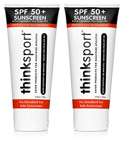Thinksport Safe Sunscreen SPF 50+ (6 ounce) (2 pack)