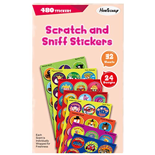 Scratch and sniff Stickers (36 Sheets)