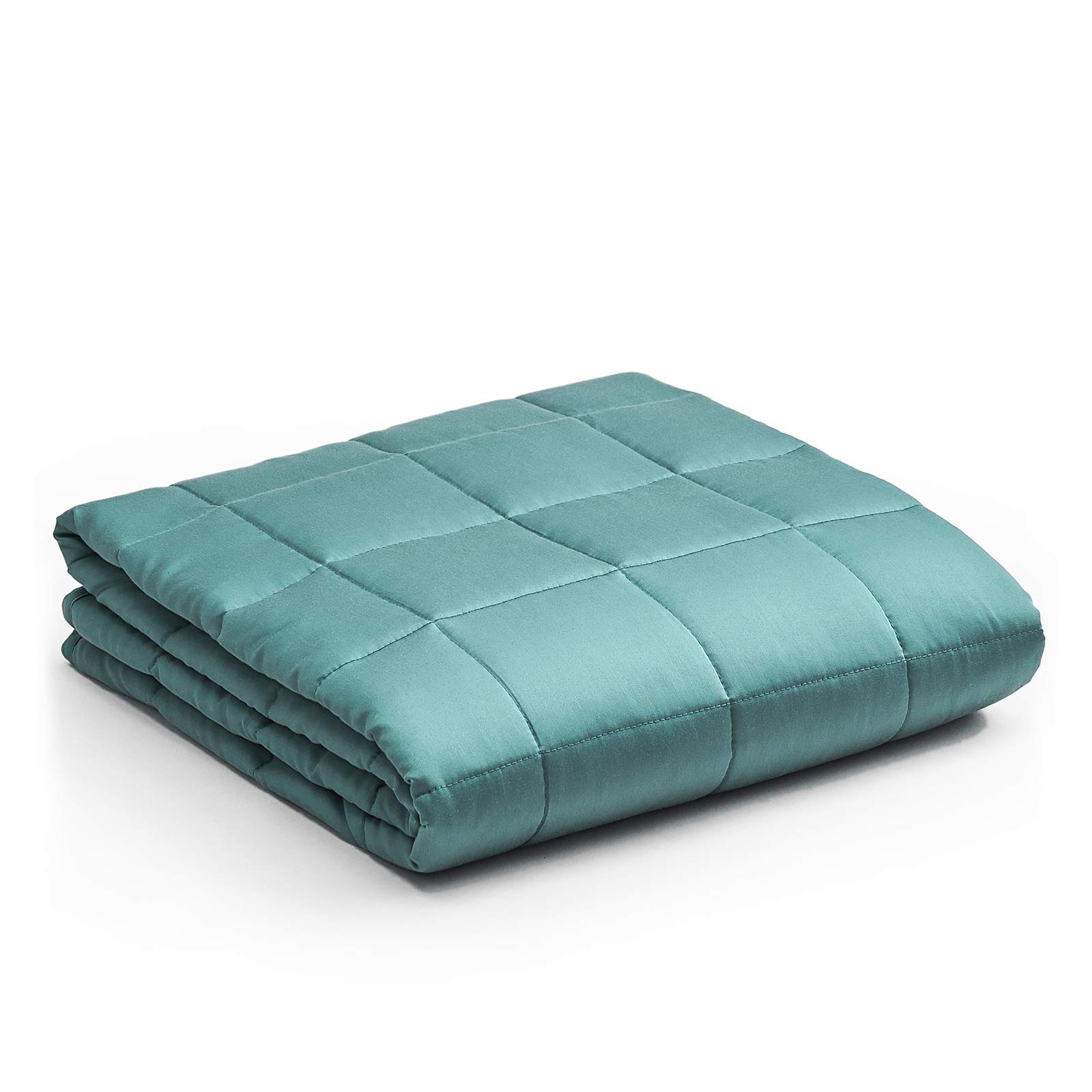 Book Cover YnM Kids Bamboo Weighted Blanket — 100% Cooling Bamboo Viscose Oeko-Tex Certified Material with Premium Glass Beads (Sea Grass, 41''x60'' 7lbs), Suit for One Person(~60lb) Use on Twin Bed Bamboo 41 in x 60 in 7 lb Sea Grass丨bamboo丨orig