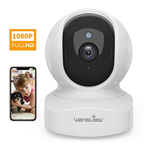 Book Cover Home Security Camera, Baby Camera,1080P HD Wansview Wireless WiFi Camera for Pet/Nanny, Free Motion Alerts, 2 Way Audio, Night Vision, Works with Alexa Echo Show, with TF Card Slot and Cloud