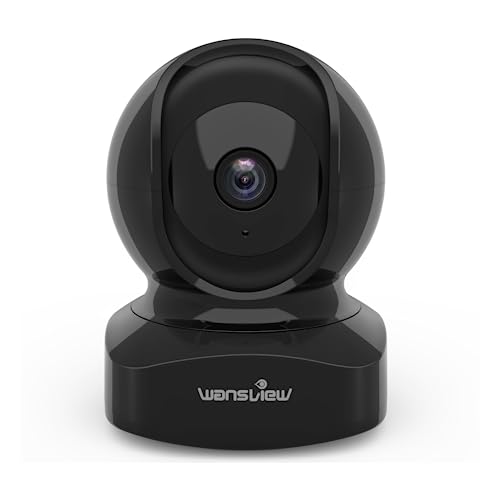 wansview Cameras for Home Security, 2K IP Camera, WiFi Home Indoor Camera for Baby/Pet/Nanny, Motion Detection, 2 Way Audio Night Vision, Compatible with Alexa, with TF Card Slot and Cloud