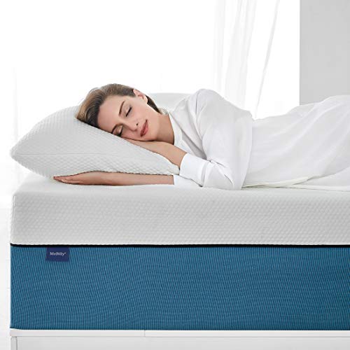 Book Cover King Size Mattress, Molblly 12 inch Cooling-Gel Memory Foam Mattress in a Box, Breathable Bed Mattress with CertiPUR-US Certified Foam for Sleep Supportive & Pressure Relief, 10 Year Warranty