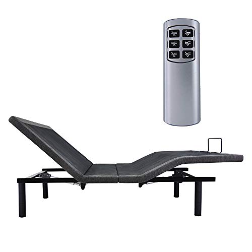 Fromann Twin XL Adjustable Bed Base with 6 Button Wireless Remote Head and Foot Incline