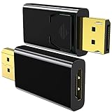 DisplayPort to HDMI Adapter,1080p Uni-Directional Display Port DP to HDMI Passive Adapter Compatible for HP, HDTV, AMD, NVIDIA,Dell, GPU,Projector, PC,Desktop