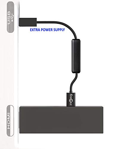 fire-Cable Power Bank Adapter for HDMI Streaming Media Sticks (Eliminates Need for AC Outlet, Declutters Wires)