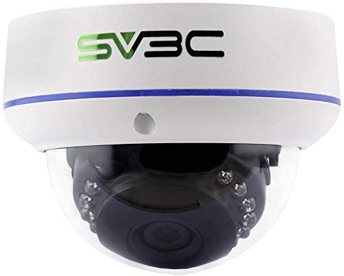 POE Camera, SV3C 3Megapixels IP Camera Outdoor/Indoor, 75-115FT Night Light Video H.265 Surveillance Home IP Security Camera, Waterproof Outdoor Motion Camera