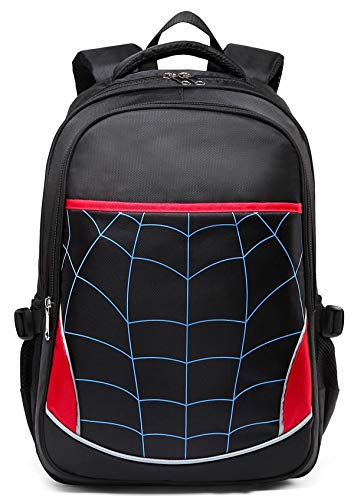 Kids School Bags for Boys Elementary Primary Durable Kindergarten Bookbags (Black)