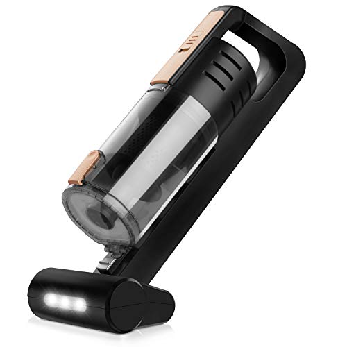 Cofuture Handheld Vacuum Cordless,Rechargeable Hand Vacuum Cordless with 2200mAh Lithium Battery,120W Powerful Handheld Vacuum Cleaner for Car,Home,Pet Hair and Dust,Yellow