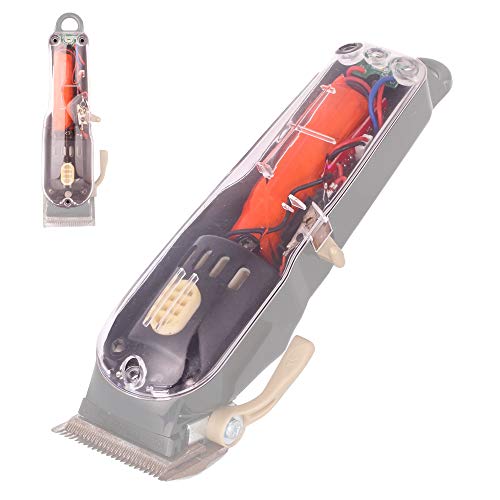 Clear DIY Back Housing, Transparent Back Cover for Wahl 5-Star Series Cordless Magic Clipper #8148，Super Taper #8591