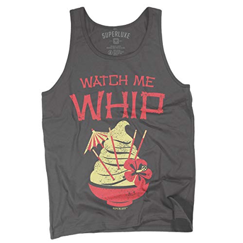 Superluxe Clothing Mens/Unisex Watch Me Whip Funny Tiki Tank Top