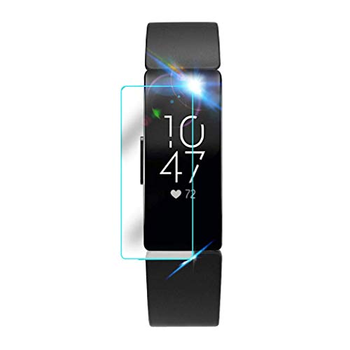 NXET Fitbit Inspire HR/Inspire Screen Protector, TPU High Definition Scratch Resistant Anti-Fingerprint Protective Film for Fitbit Inspire HR Watch 3-Pack (Clear)