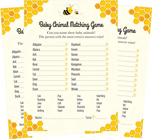 Mommy-to-bee Baby Animal Matching Game - 24 Count