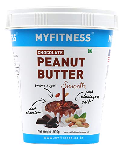 MYFITNESS Peanut Butter Chocolate Smooth Non-GMO Gluten-free No Preservative All Natural Ingredient High Protein Made with American Recipe (17.9 Ounce)