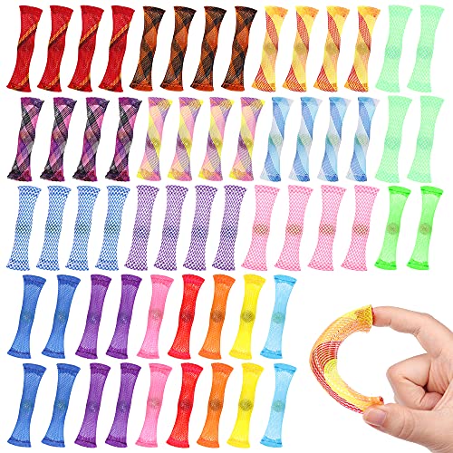Book Cover BeYumi Marble Fidget Toys (40 PCS) - Relieve Stress, Increase Focus, Soothing Marble and Mesh Fidgets for Children, Adults, Kid and Those with ADHD ADD OCD Autism Anxiety, 2 Different Designs