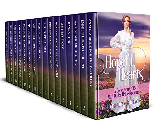 Book Cover Hopeful Hearts: A Collection Of 16 Mail Order Bride Romances (Hopeful Historical Romances Book 1)