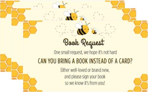 Mommy-to-bee Book Request Cards - 24 Count