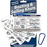 ReferenceReady Boating and Sailing Knot Cards - Waterproof Guide to 20 Nautical Knots